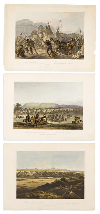 (NORTH AMERICAN ETHNOGRAPHY AND WESTERN TRAVEL.) Karl Bodmer; and Prince Maximilian zu Wied-Neuwied.